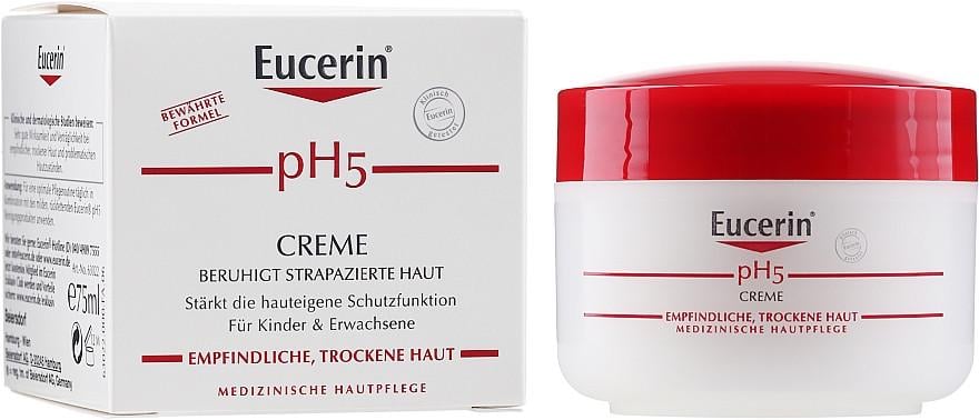 Крем універсальний Eucerin pH5 Creme для шкіри схильної до алергічних реакцій 75 мл (2517108109) Крем універсальний Eucerin pH5 Creme для шкіри схильної до алергічних реакцій 75 мл (2517108109)