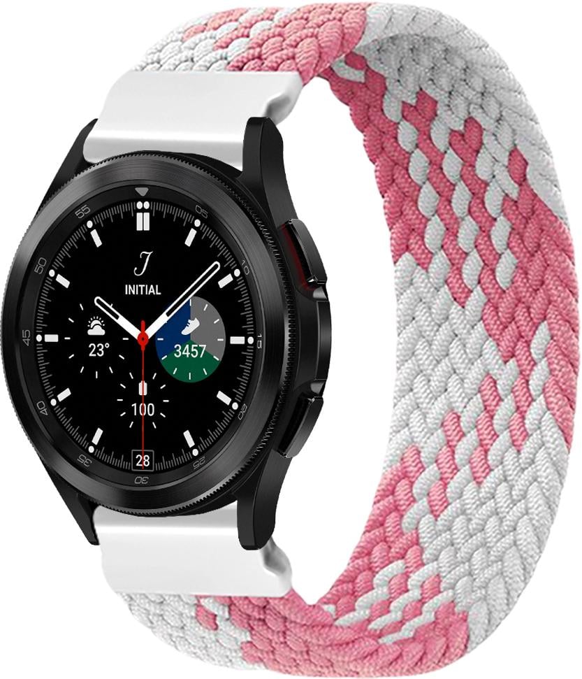 Ремешок Solo Loop Multi для Galaxy Watch 4 Classic 46 мм (145 мм) Pink/White (26285-52)