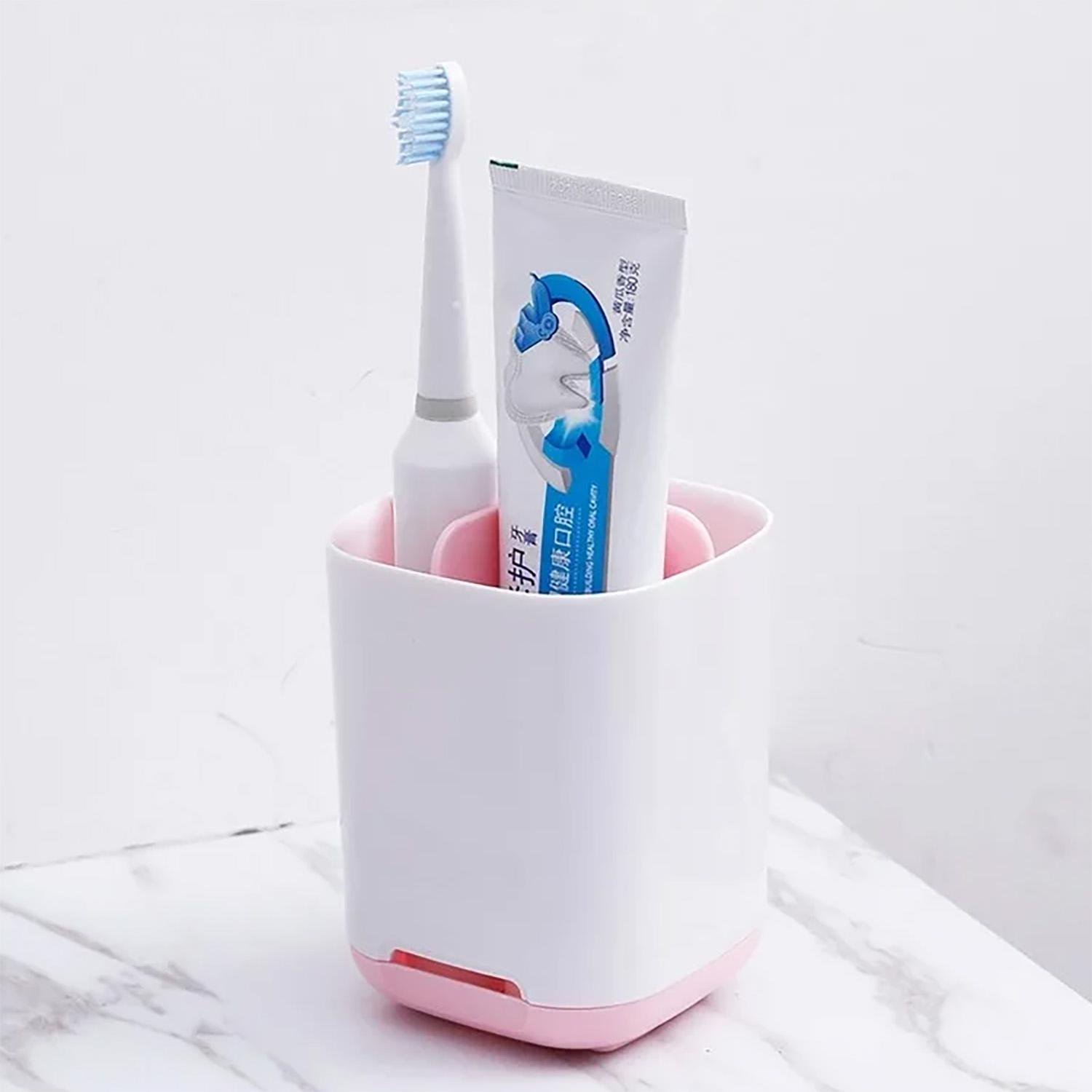 Подставка для электрических зубных щеток EasyStore Toothbrush Caddy ST-661 на 3 отсека Розовый (2063393250) - фото 4