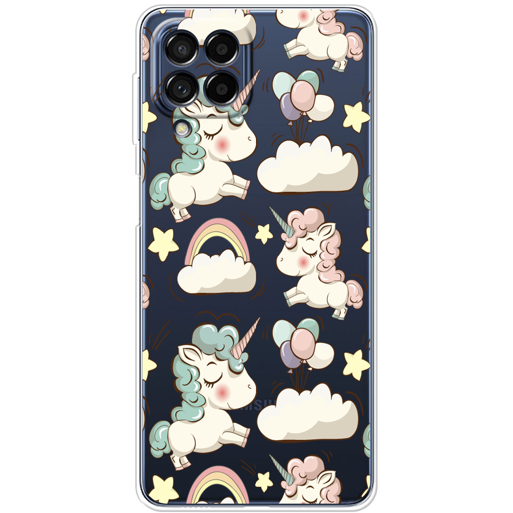 Чехол BoxFace Samsung Galaxy M53 5G (M536) Unicorns Прозрачный силикон (44473-cc2-44473)