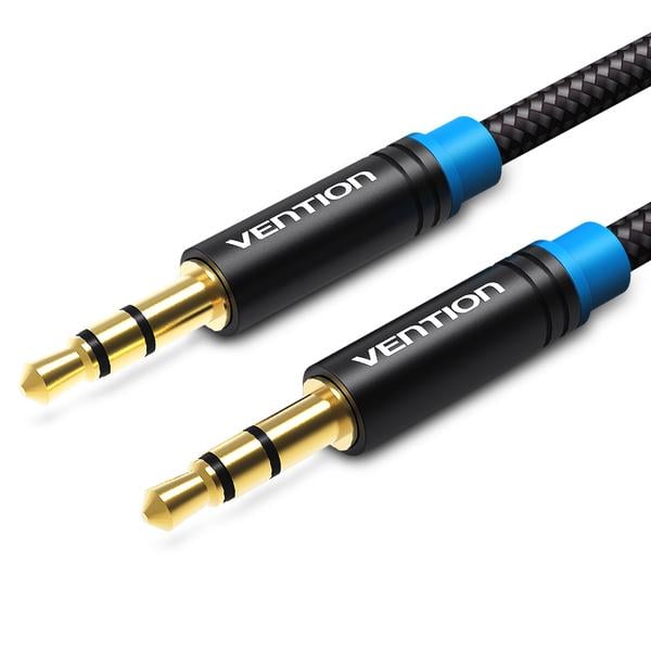 Кабель Vention Audio 3,5 мм M - 3,5 мм M 3 pin 3 м Black (P350AC300-BM)