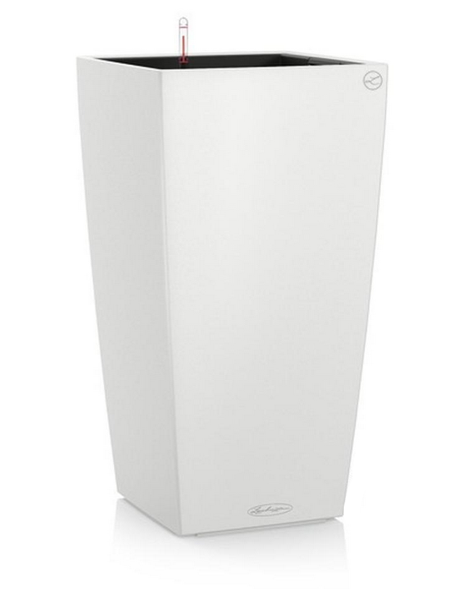 Вазон Lechuzа Cubico color 40 Белый (A-013741)