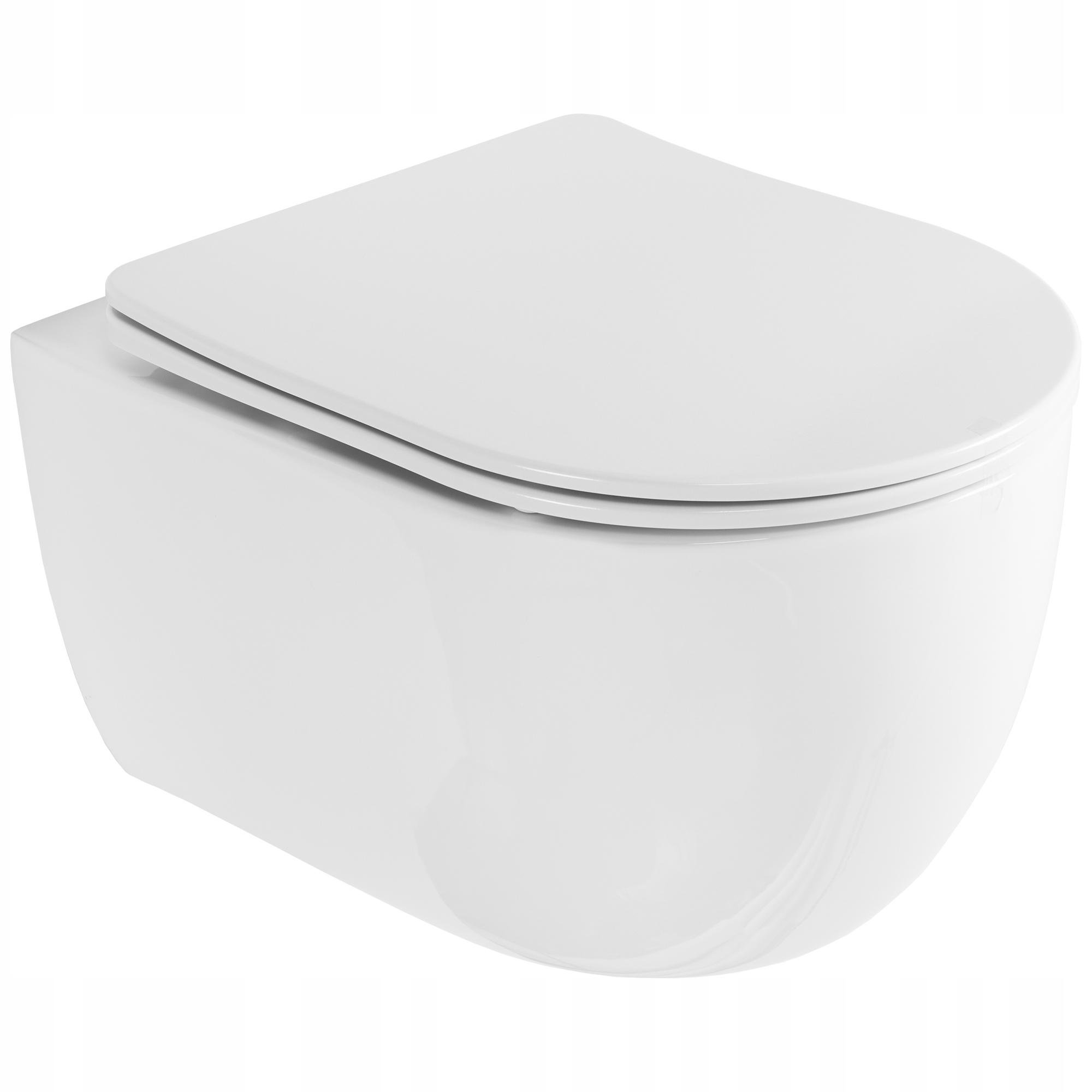 Унитаз подвесной CUBO REA Olivier REA-C6509 безободковый с сиденьем с микролифтом (162144)