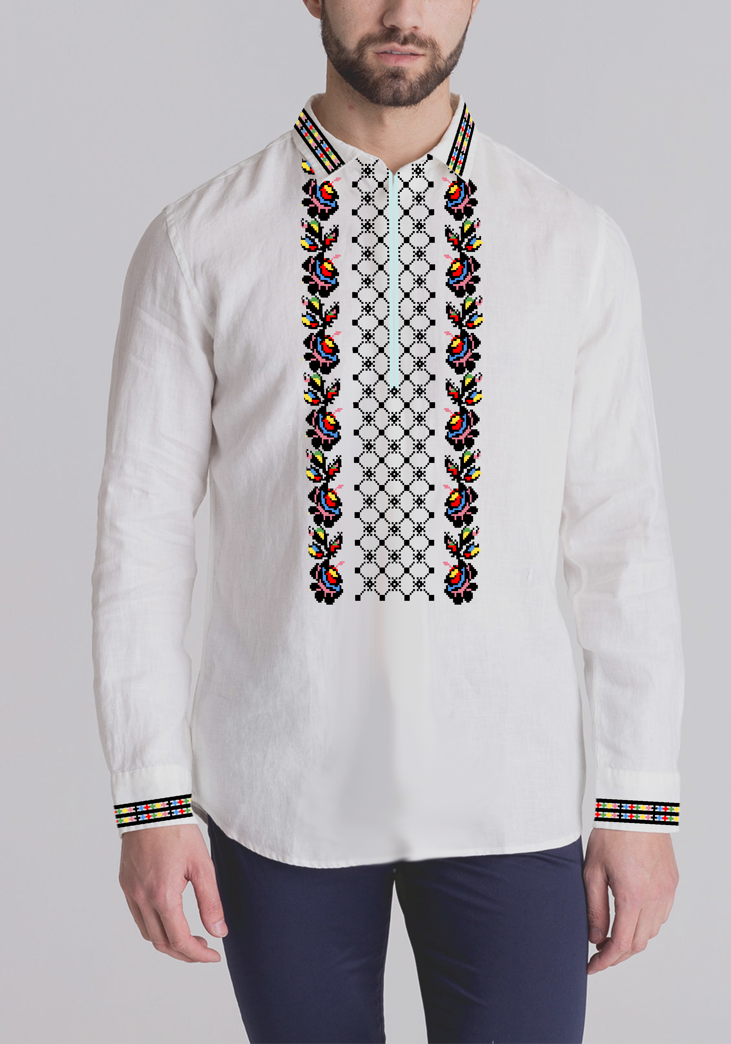 Заготовка для вышивки нитями/бисером домотканое полотно (СЧД-474)