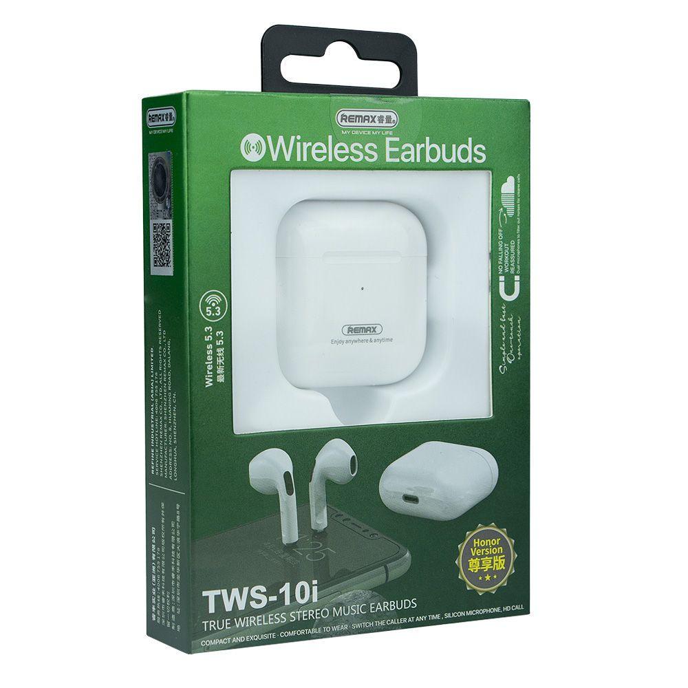 Навушники бездротові Bluetooth TWS Remax TWS-10i із сенсорним керуванням та зарядним кейсом Білий (1860219069) - фото 2 Навушники бездротові Bluetooth TWS Remax TWS-10i із сенсорним керуванням та зарядним кейсом Білий (1860219069) - фото 2