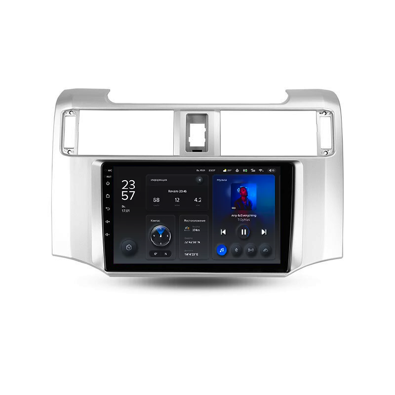 Автомагнитола штатная Teyes X1 для Toyota 4Runner 5 N280 2009-2020 Android X1 2/32G Wi-Fi/4G