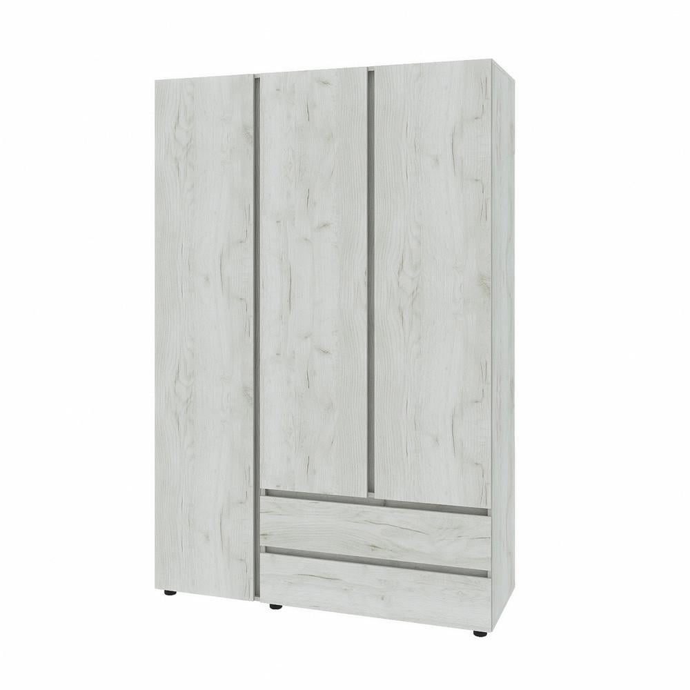 Шкаф трехдверный Эверест ШЛ-3 Лайт Дуб Крафт белый (DTM-071085)