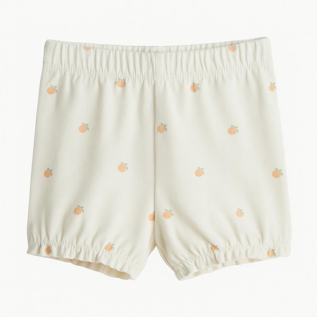 Шорти H&M з принтом апельсинів 68 см Білий (1226728)