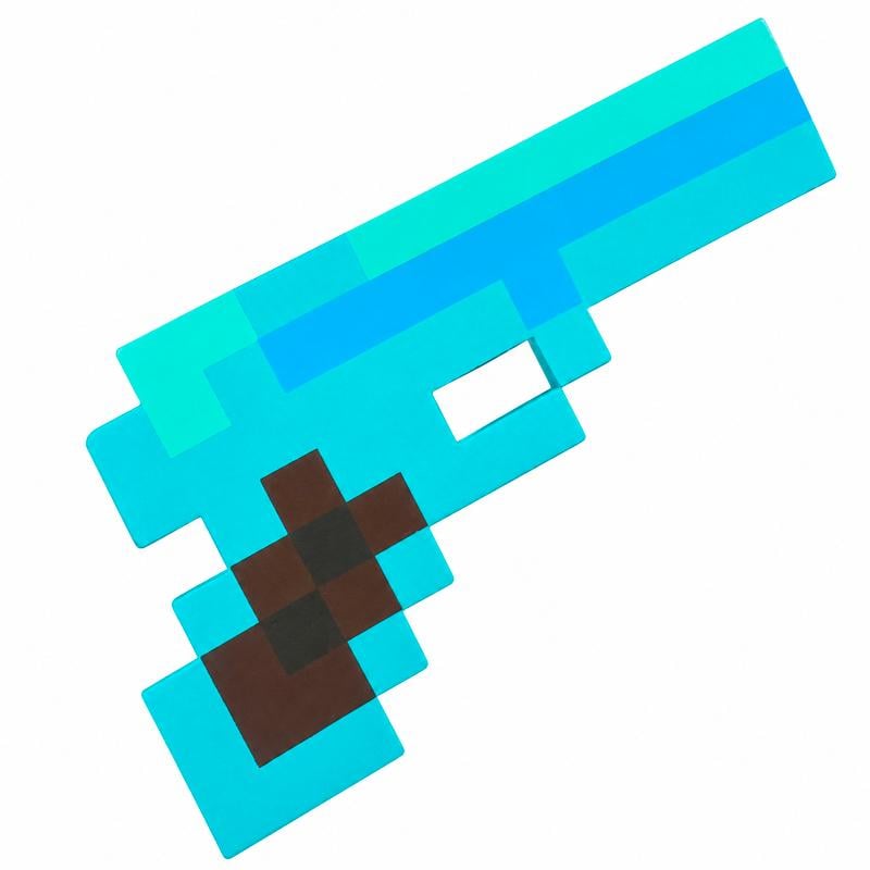 Детский игрушечный пистолет Minecraft 24 см (арт EPC15877M)