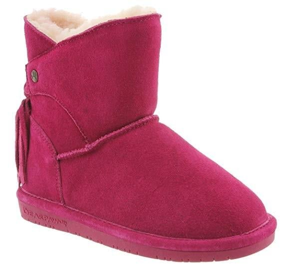 Уггі замшеві Bearpaw MIA EUR 36 Pom Berry (7364425)