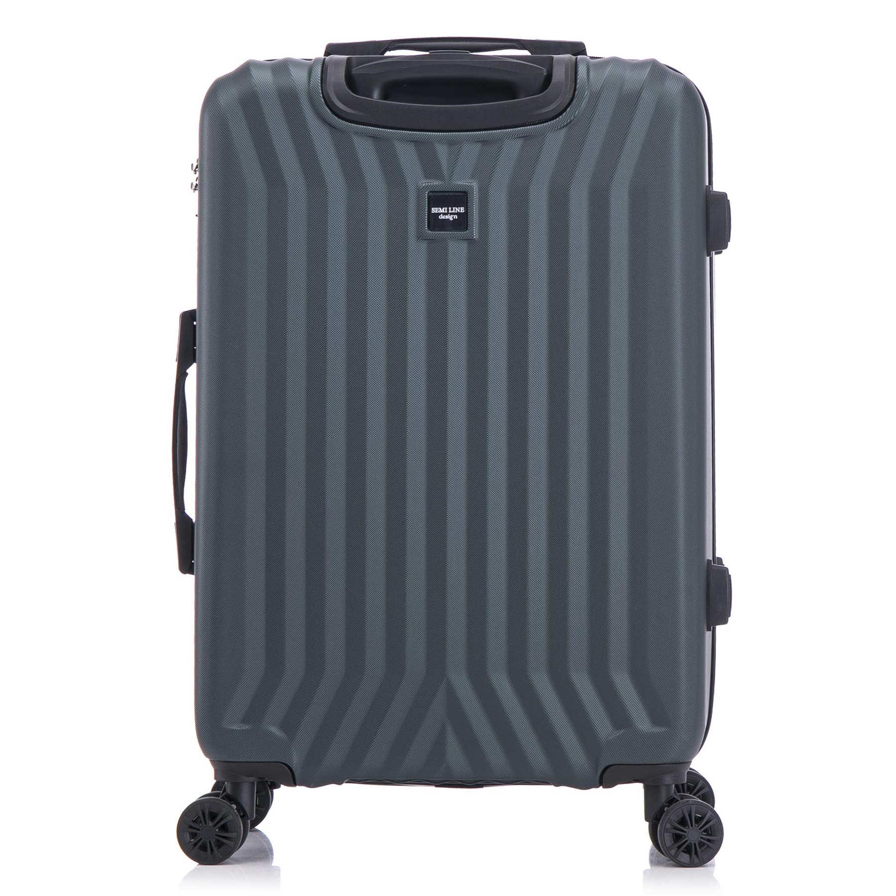 Чемодан SEMI LINE 24" M Navy-Green (T5859-2) - фото 4