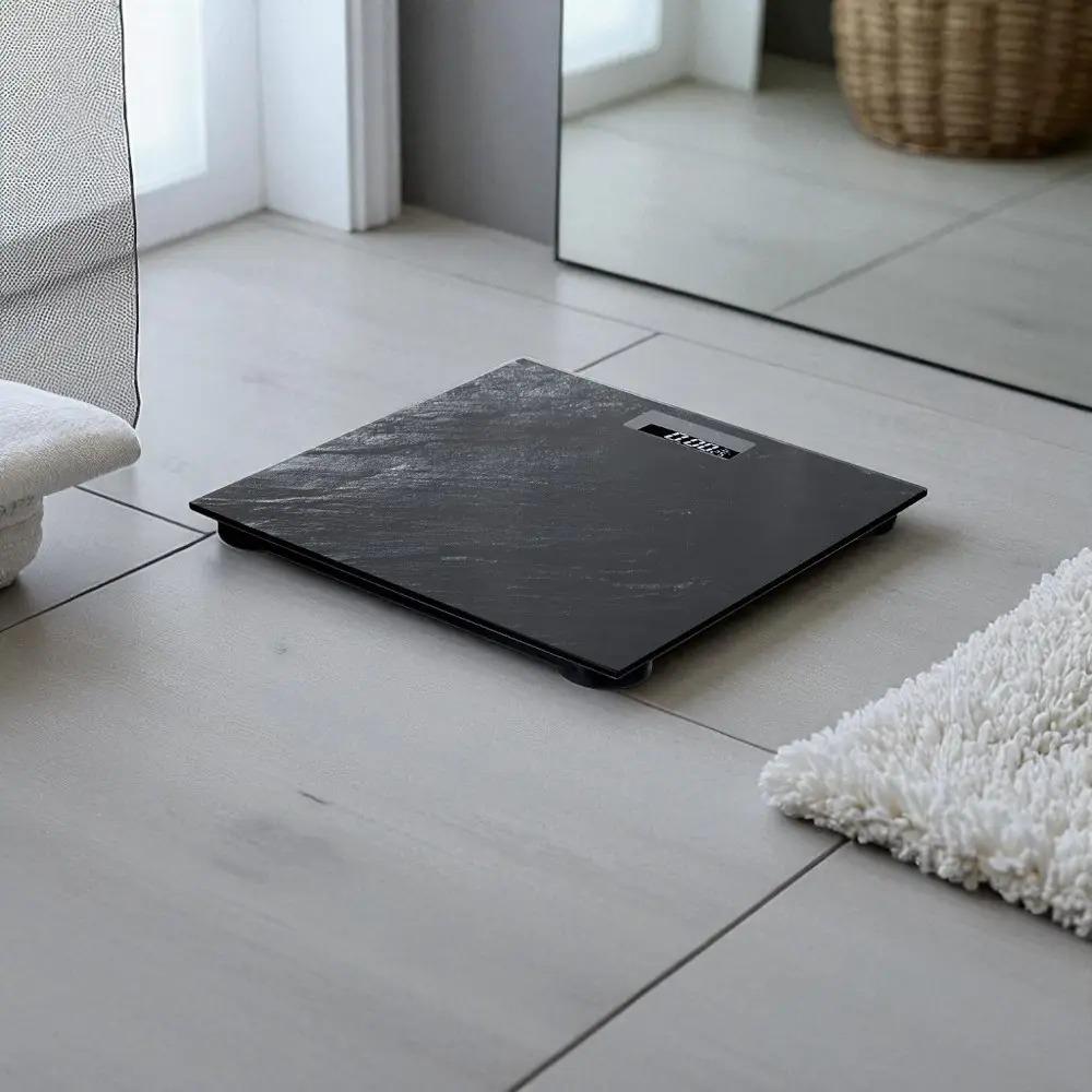 Ваги підлогові з дисплеєм Domotec MS-10000 максимальне навантаження 180 кг 28х28 см Чорний (363357U) - фото 6