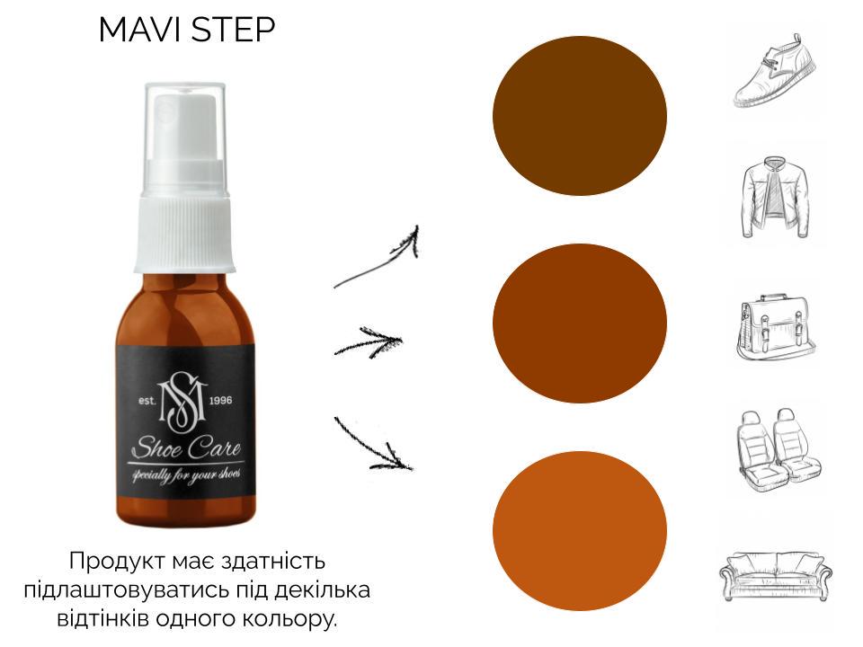 Жир норки для взуття MAVI STEP-Grease Spray 25 мл Коричневий (E03/109/025) - фото 3