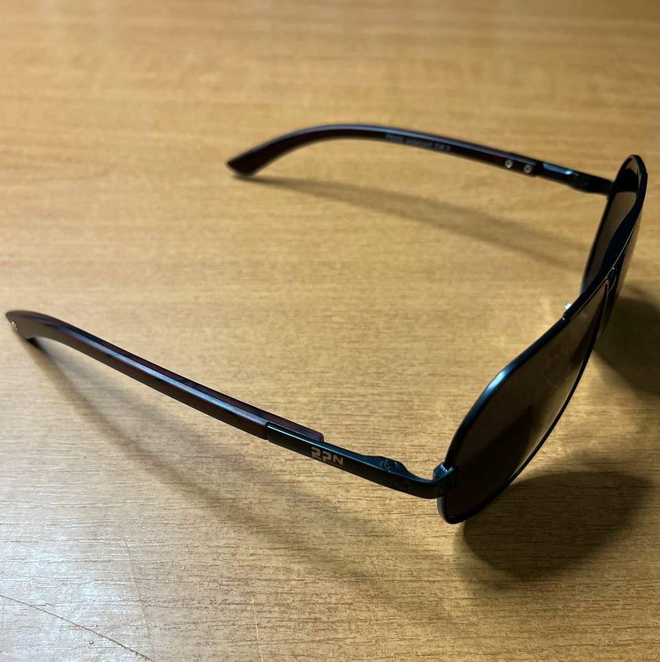 Солнцезащитные очки мужские Polaroid 2025 Aviator UV400 поляризационные антибликовые капля Smoke (7d790a42) - фото 9