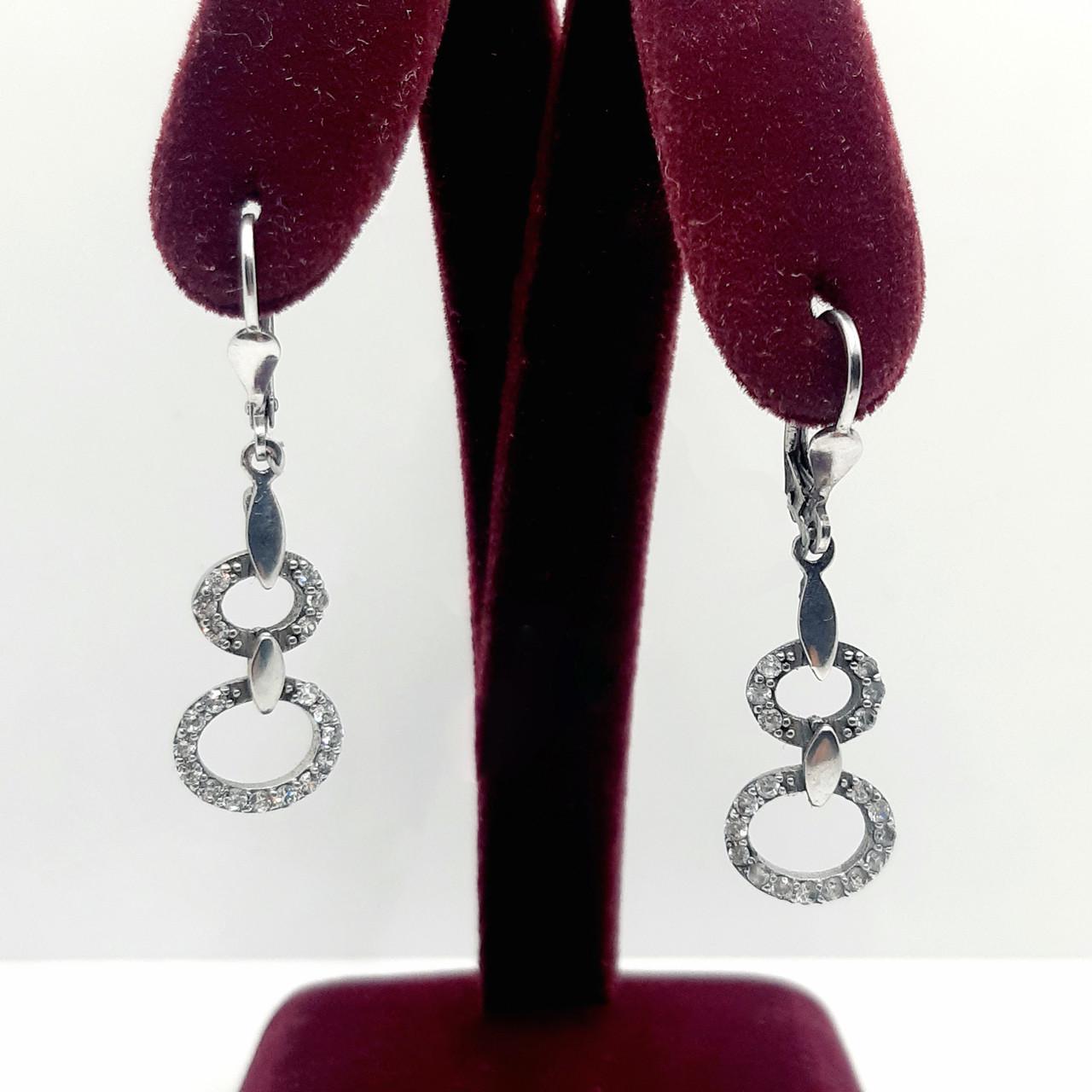 Серьги серебро французская застежка 925° 2,99 г (С-389)