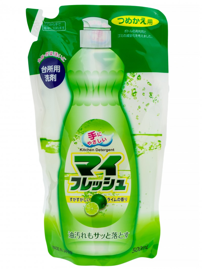 Рідина для миття посуду Rocket Soap Fresh аромат свіжий Лайм запасний блок 500 мл (090010)