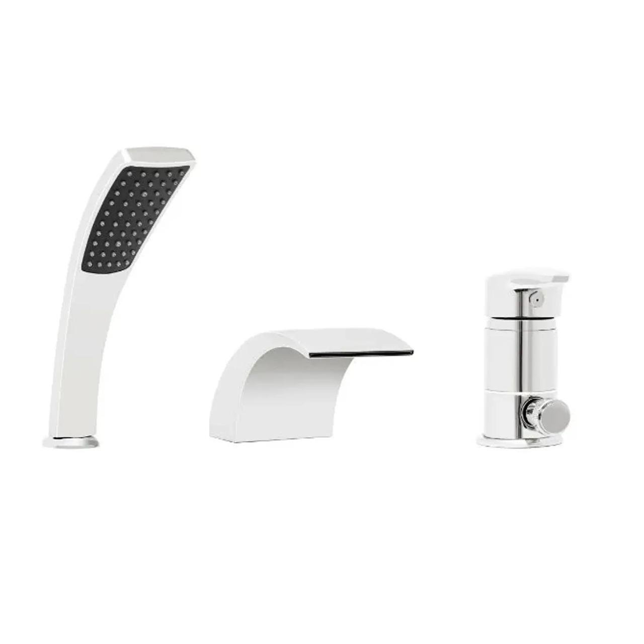 Змішувач каскадний на борт ванни REA RIVEN REA-B0457 Хром (84428)