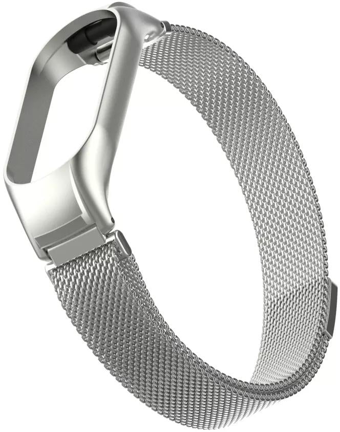 Ремінець Міланська петля Milano Mesh для Mi Band 7 Silver (28019-59) - фото 3