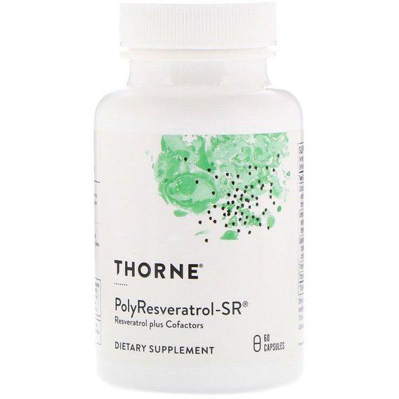 Ресвератрол Thorne Research PolyResveratrol-SR 60 Veg caps