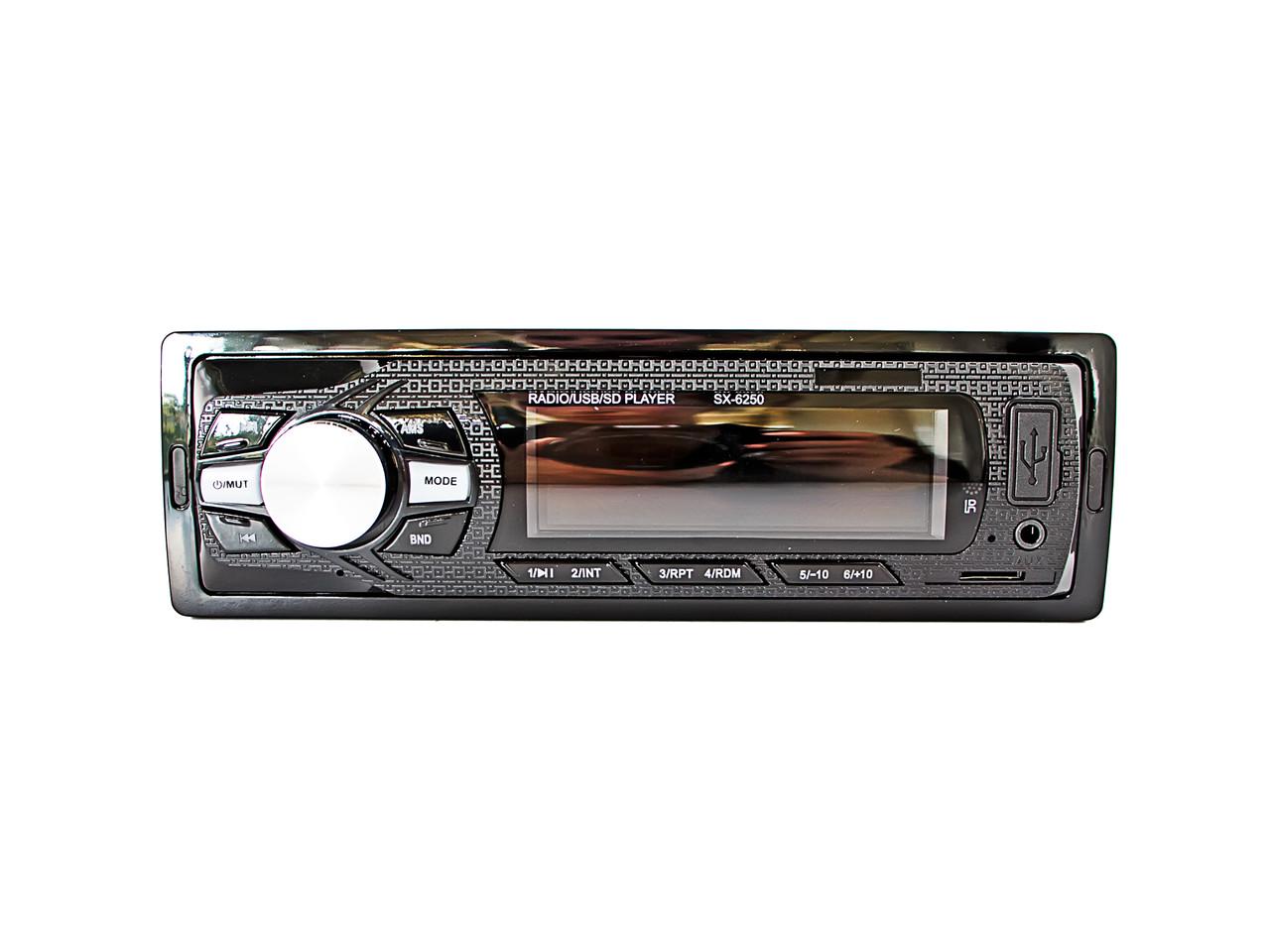 Автомагнитола Bluetooth SX 6250 Черный (1204803841)