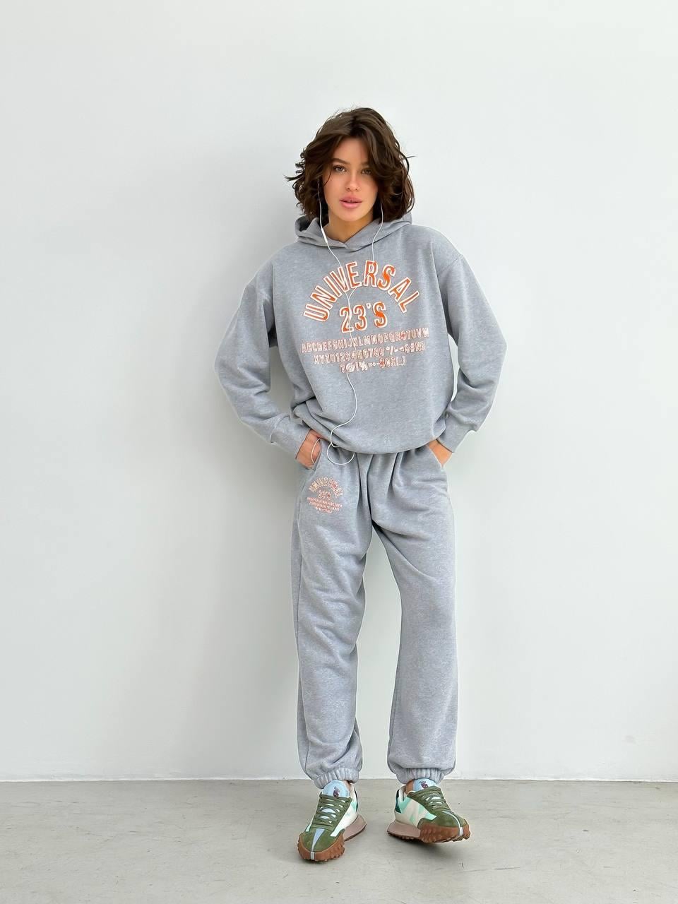Женский спортивный костюм ZF Inspire 1810 "UNIVERSAL" S-M Серый (1810-СР-S-M)
