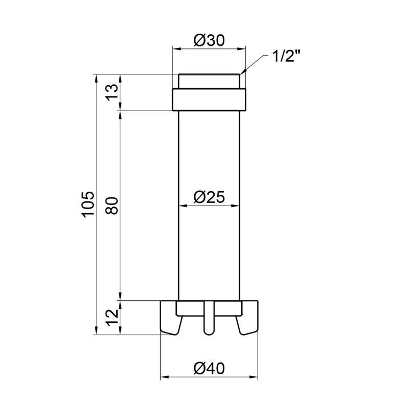 Картридж для фільтра SD Forte 1/2" 3/4" (SF127FW1520) - фото 2