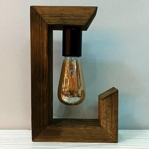 Світильник настінний з дерева Пігот Мускат (БРА-004407)
