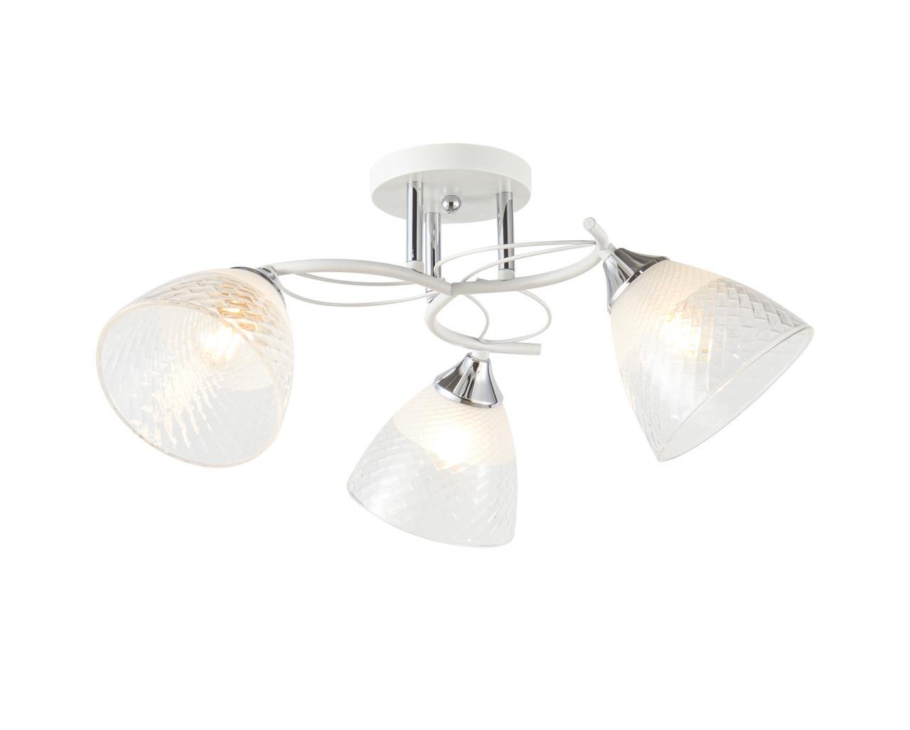 Люстра потолочная Sirius на 3 лампы Белый (196336/3)