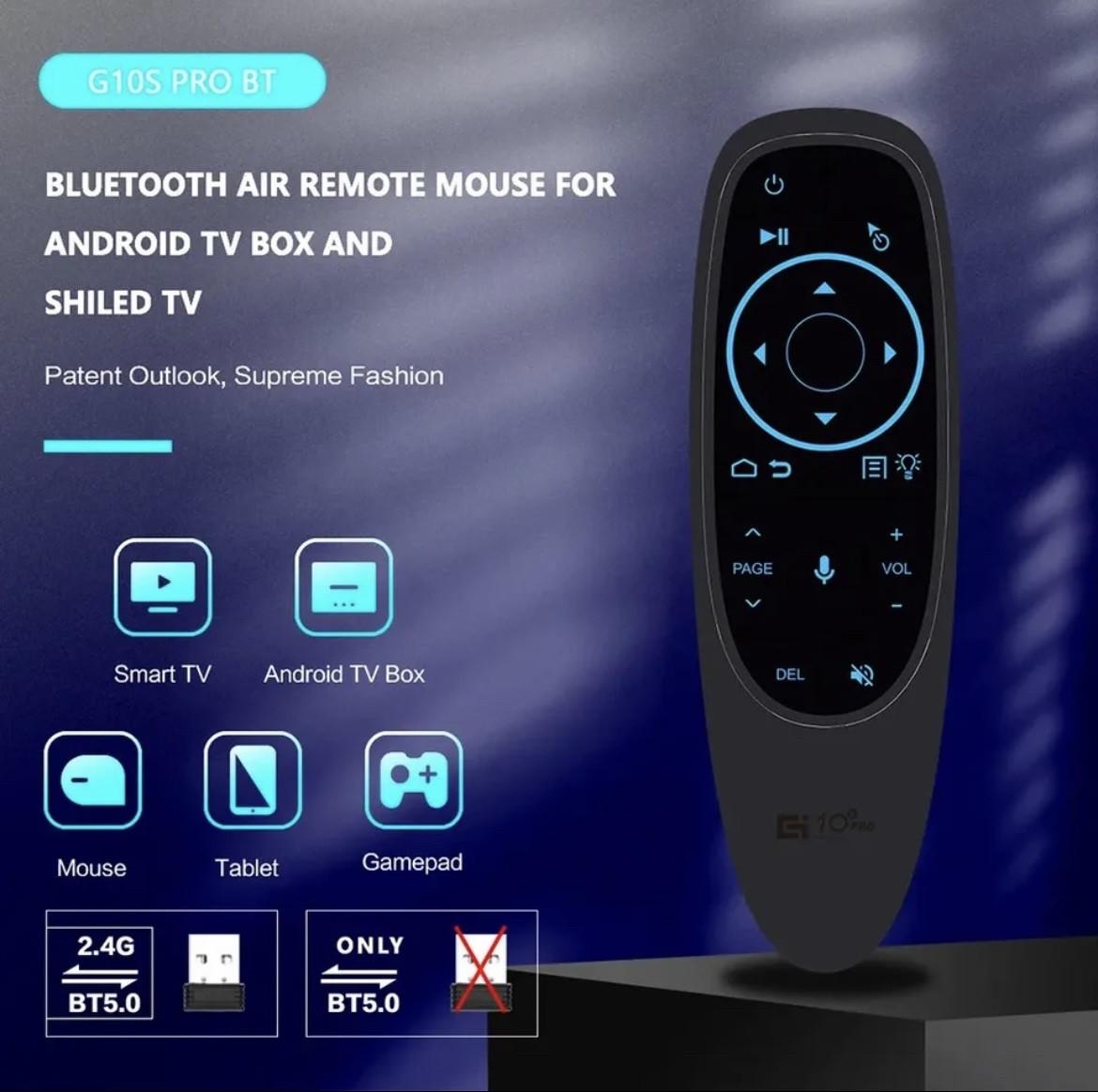 Аэропульт G10S Pro Air mouse Bluetooth гироскоп и микрофон - фото 4