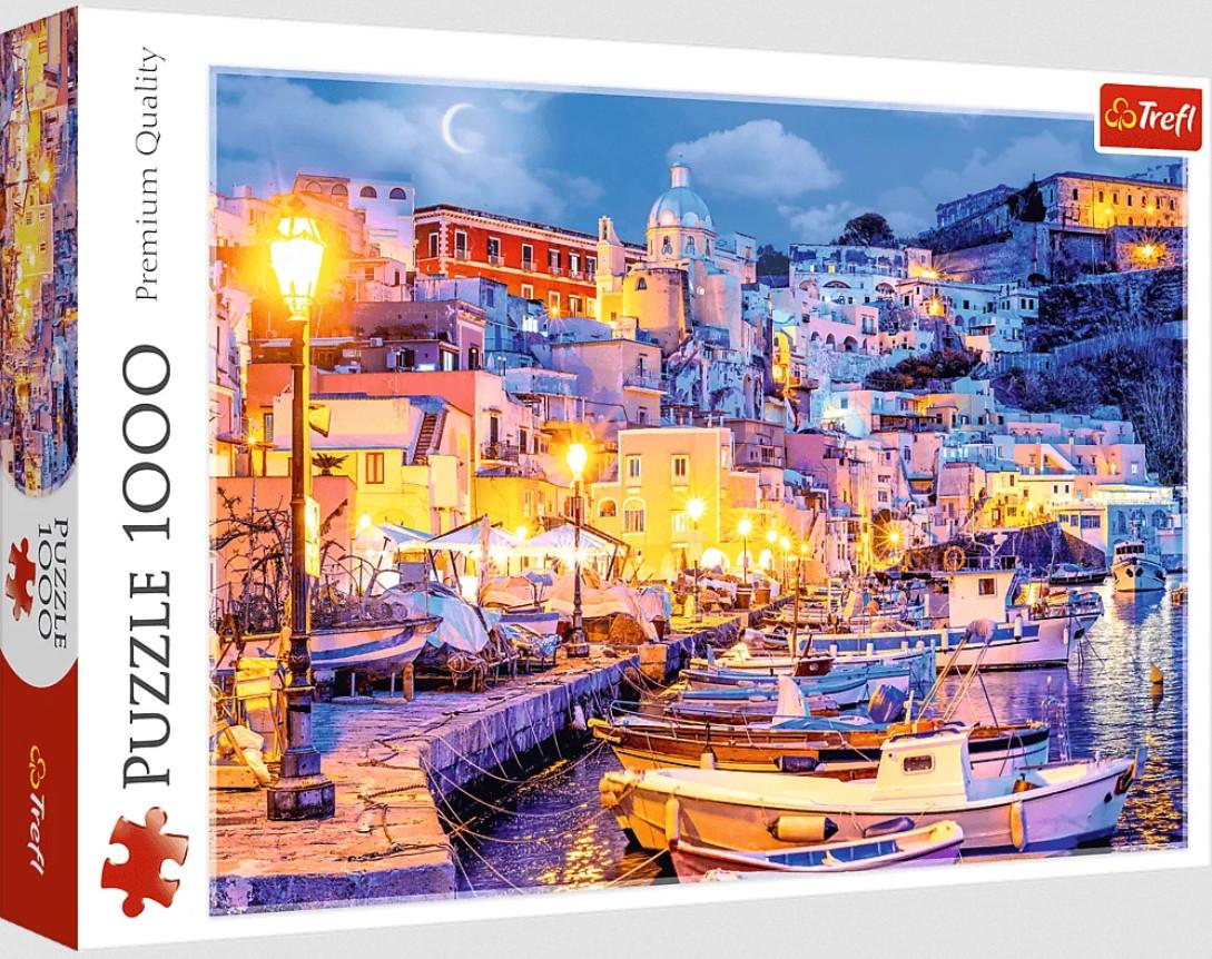 Пазл Trefl Острів Прочіда вночі Італія 1000 ел.