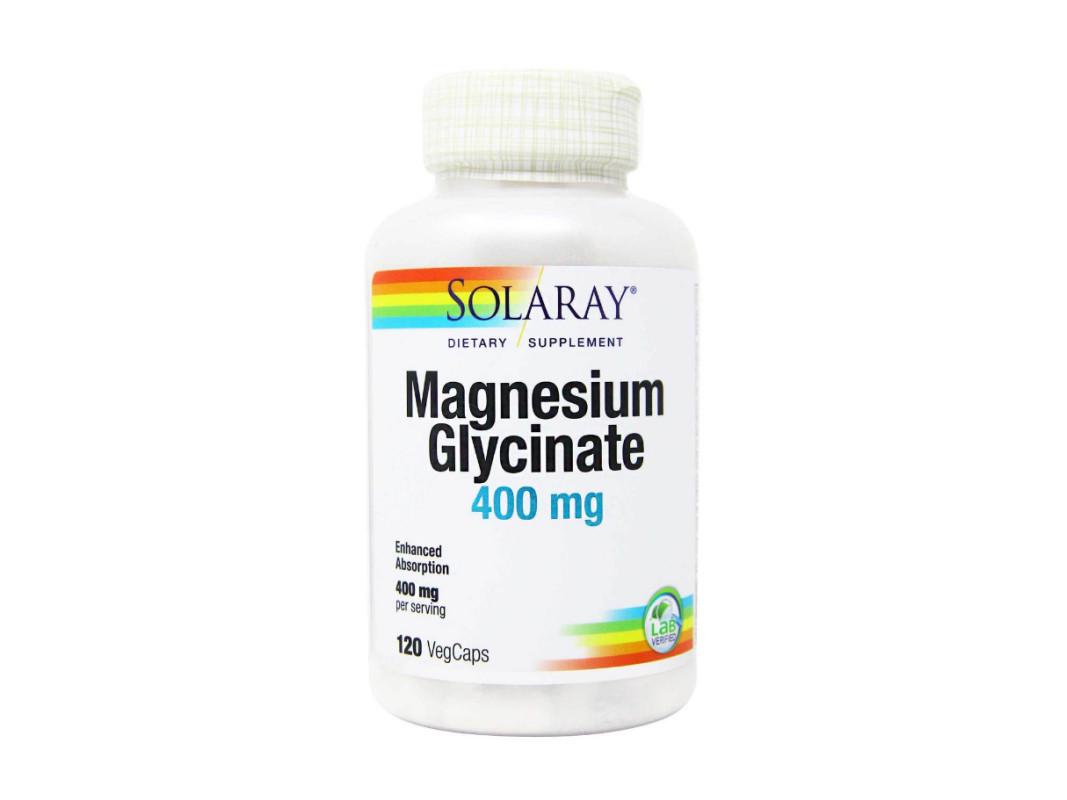 Магний Magnesium Glycinate Solaray 400 мг 120 капсул