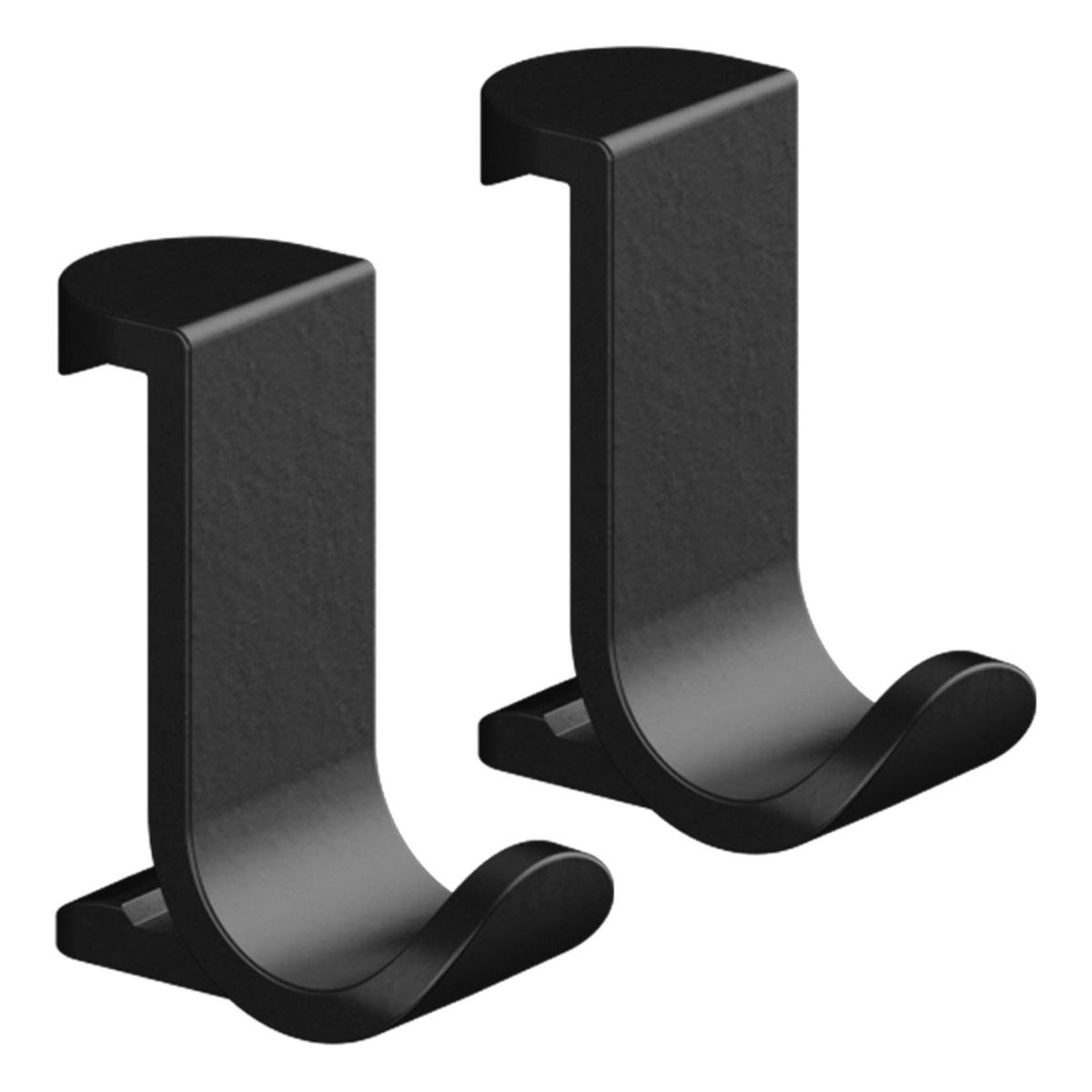 Набор из 2-х одинарных крючков WALLSTORIS 27914670 одинарный Черный (125710)