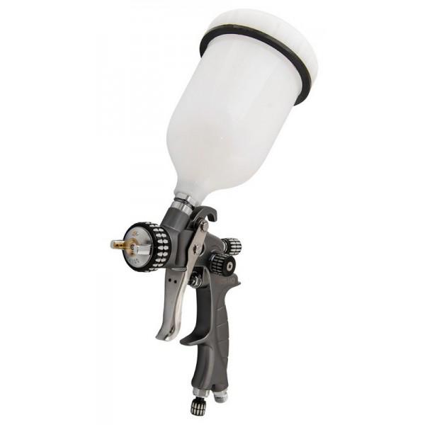 Краскопульт MasterTool HVLP HQ ВБ 600 мл Ø 1,3 мм 400 л/мин 2-3 бар (80-8985)