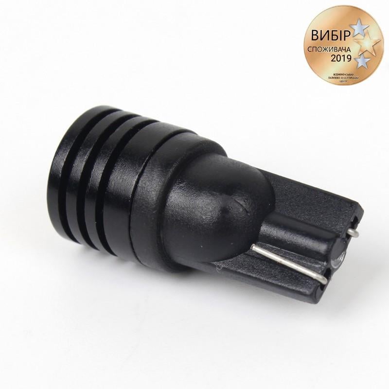 Автолампи світлодіодні Carlamp W5W Canbus 6000 K для габаритів з обманкою 2 шт. (T103020) - фото 5