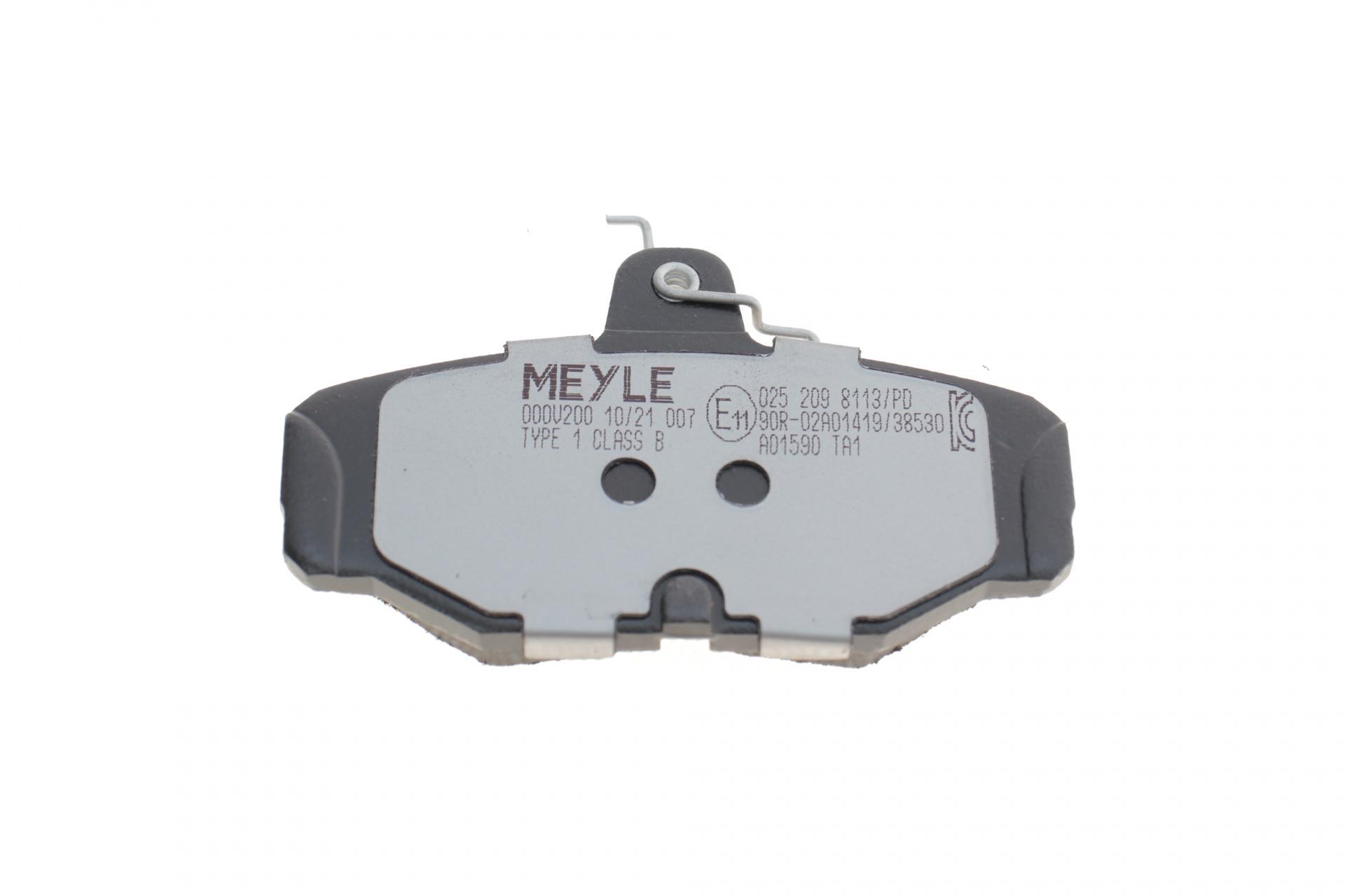 Колодки тормозные задние Ford Escort V/VI 91-98/Scorpio I/II 85-98/Sierra I/II 82-93-025 209 8113/PD MEYLE