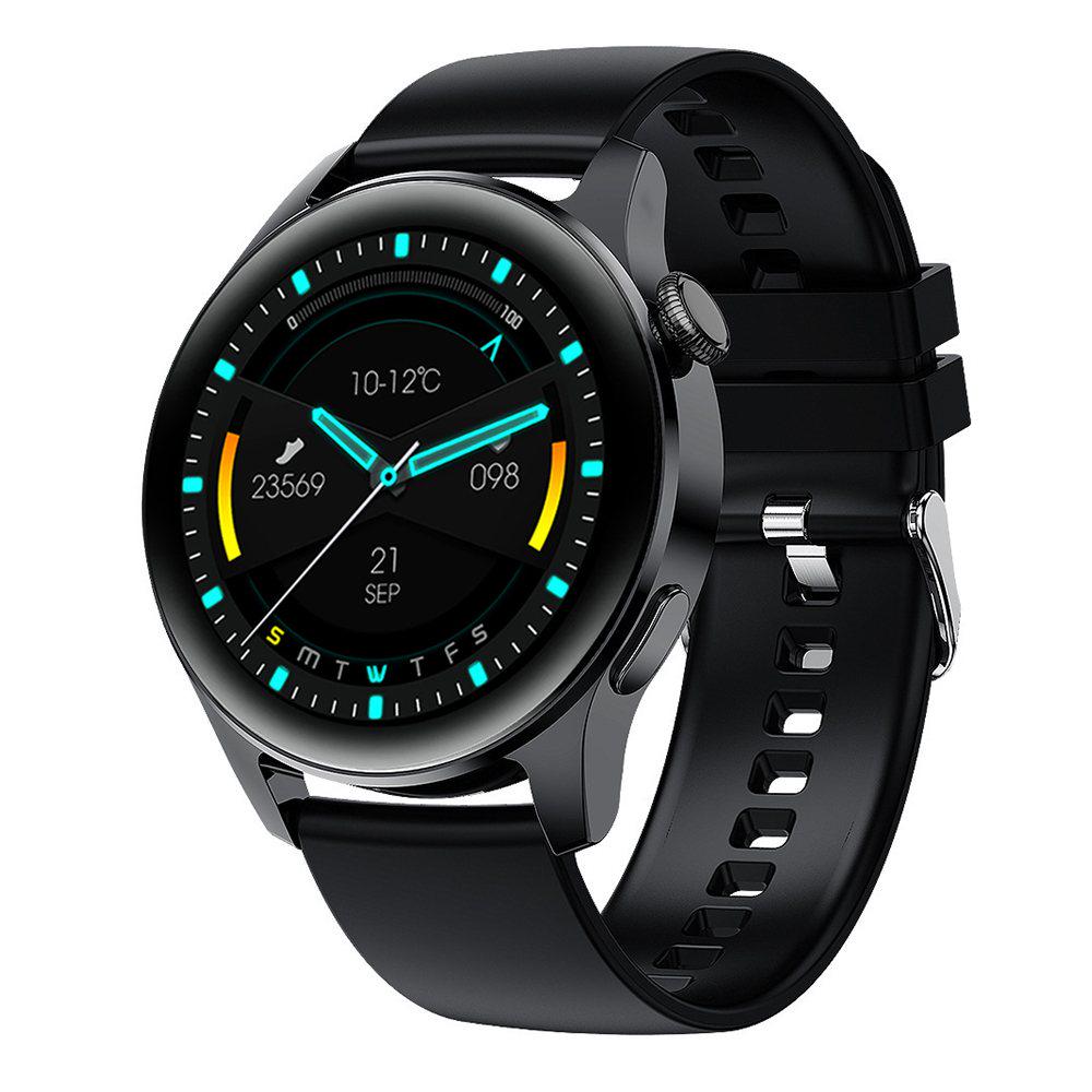 Смарт-годинник Bakeey GT3 дзвінки/тонометр/пульсоксиметр Black