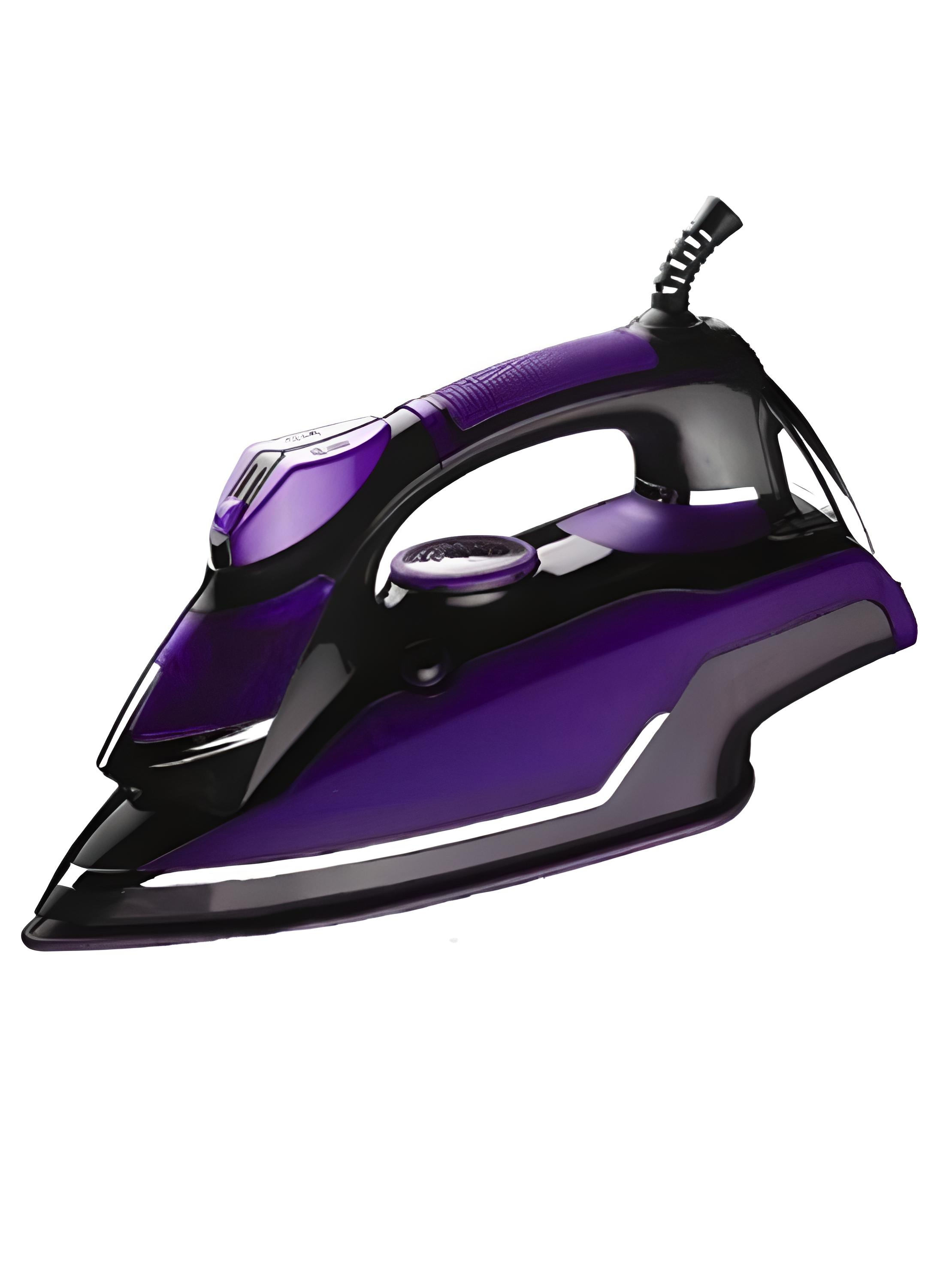 Утюг паровой DSP KD-1001В с керамической подошвой 2000 Вт Фиолетовый (681425691)