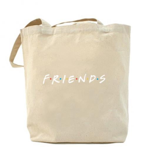 Шоппер Friends 37x41 см Бежевый (340913-11-43770)