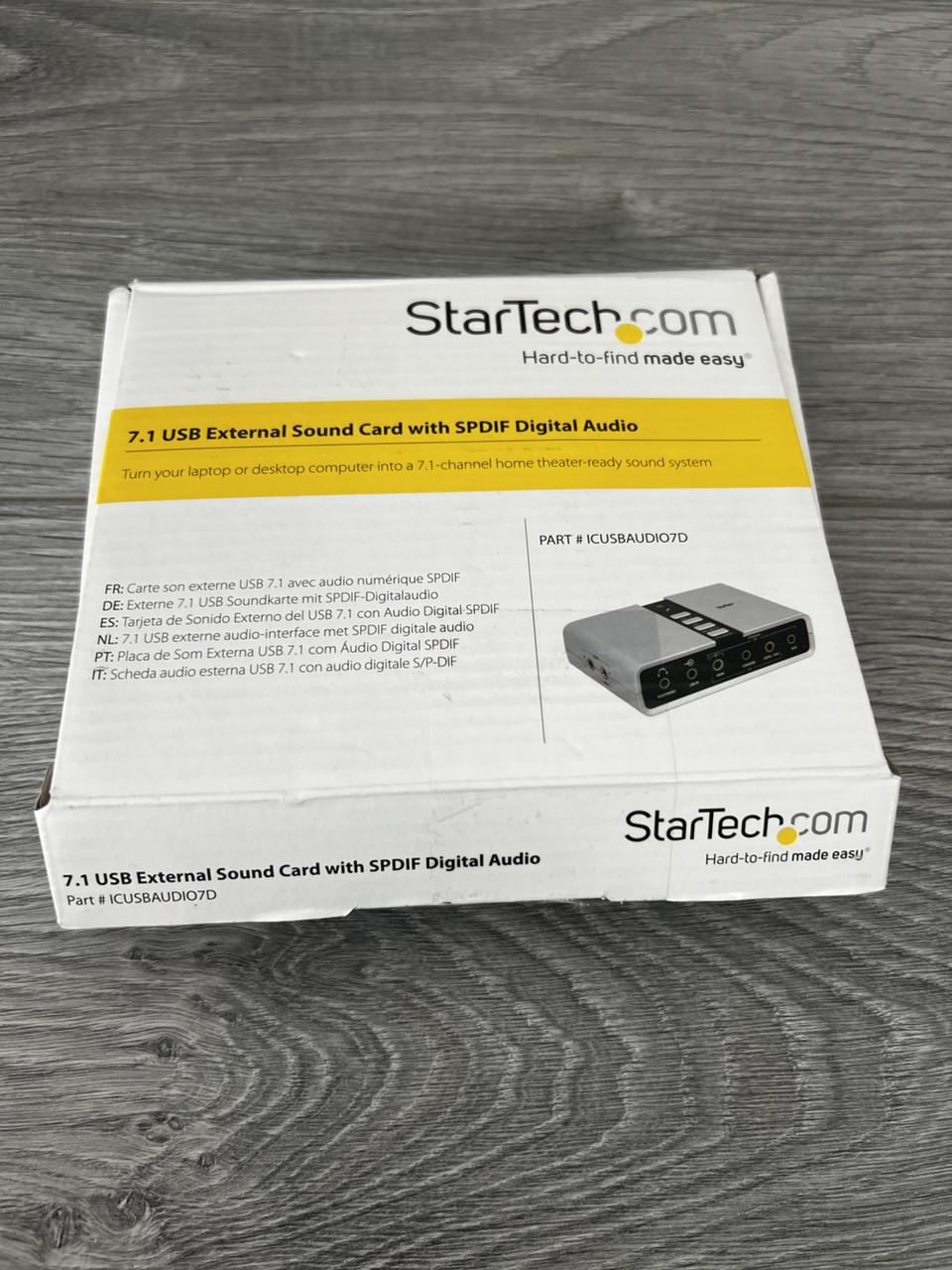 Звукова карта StarTech ICUSBAUDIO7D 7.1 USB аудіо інтерфейс з підтримкою об’ємного звуку - фото 6 Звукова карта StarTech ICUSBAUDIO7D 7.1 USB аудіо інтерфейс з підтримкою об’ємного звуку - фото 6