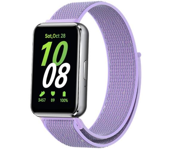Ремешок Epik Nylon для смарт-часов Samsung Galaxy Fit3 Фиолетовый (49707)