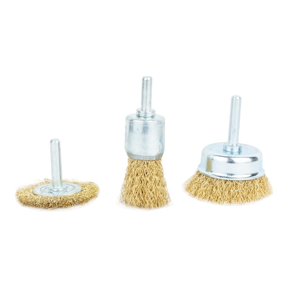 Набор щеток проволочных Grad Ø 25/50/50 мм хвостовик Ø 6 мм (9029015)