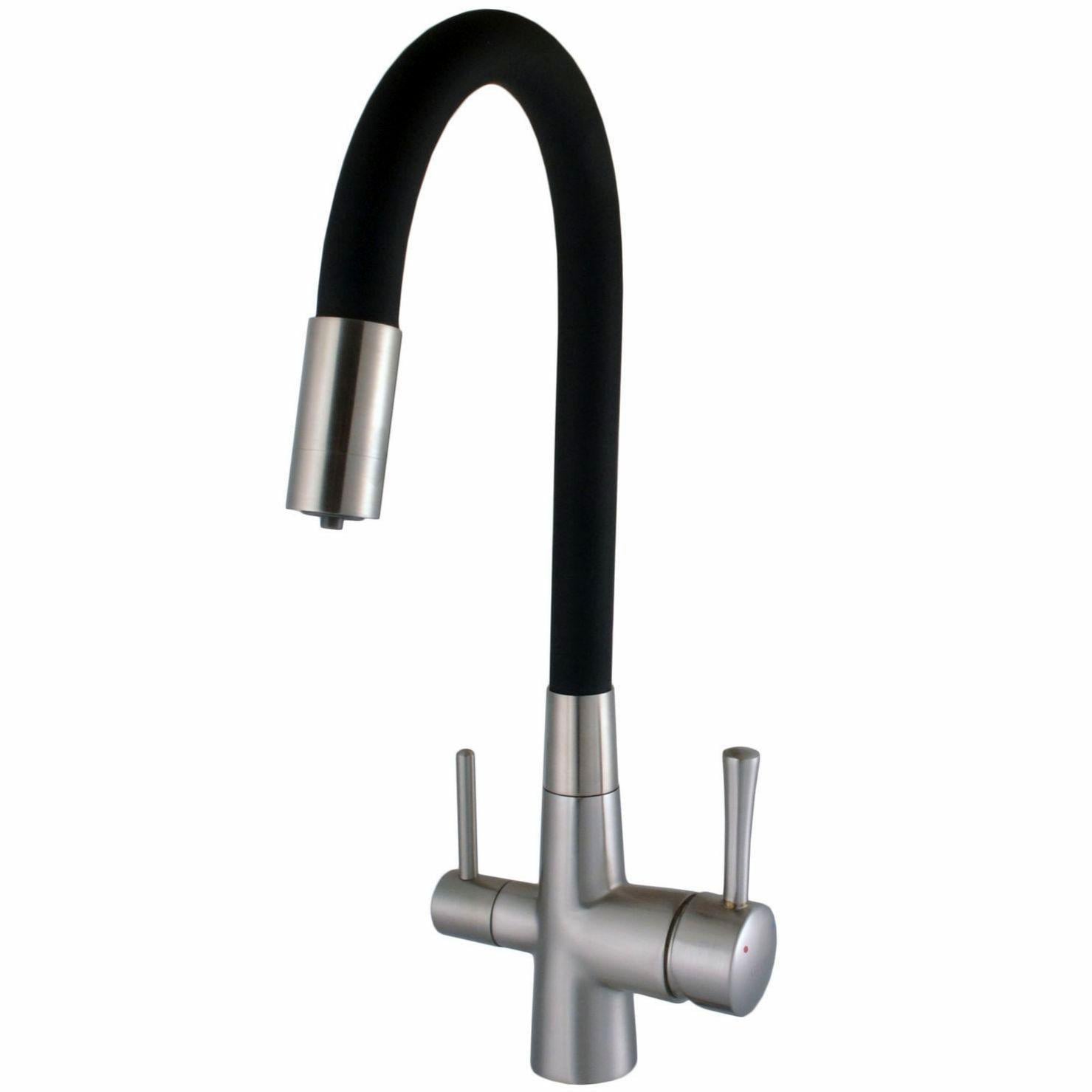 Смеситель для кухни под осмос Globus Lux Lazer GLLR-0903-8-Ststeel (0277)