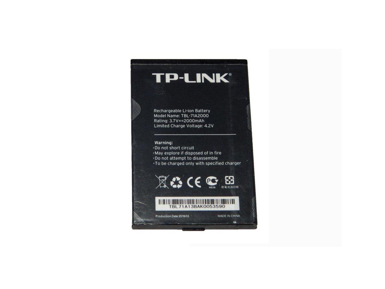 Акумулятор для TP-Link Neffos TBL-71A2000 TL-TR861 M7200 WI-FI Роутер 2000 mAh 3,7V (000000063)