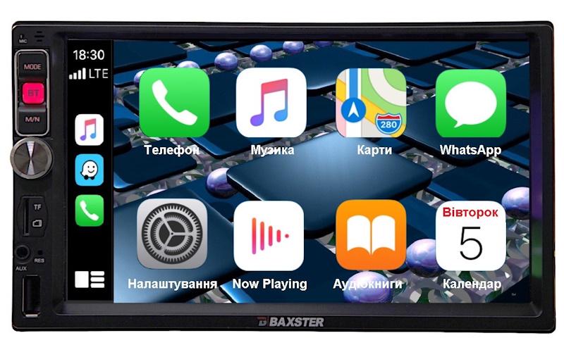 Автомагнитола BMS-W202 Carplay/Android Auto ( 24934) Автомагнитола BMS-W202 Carplay/Android Auto ( 24934)