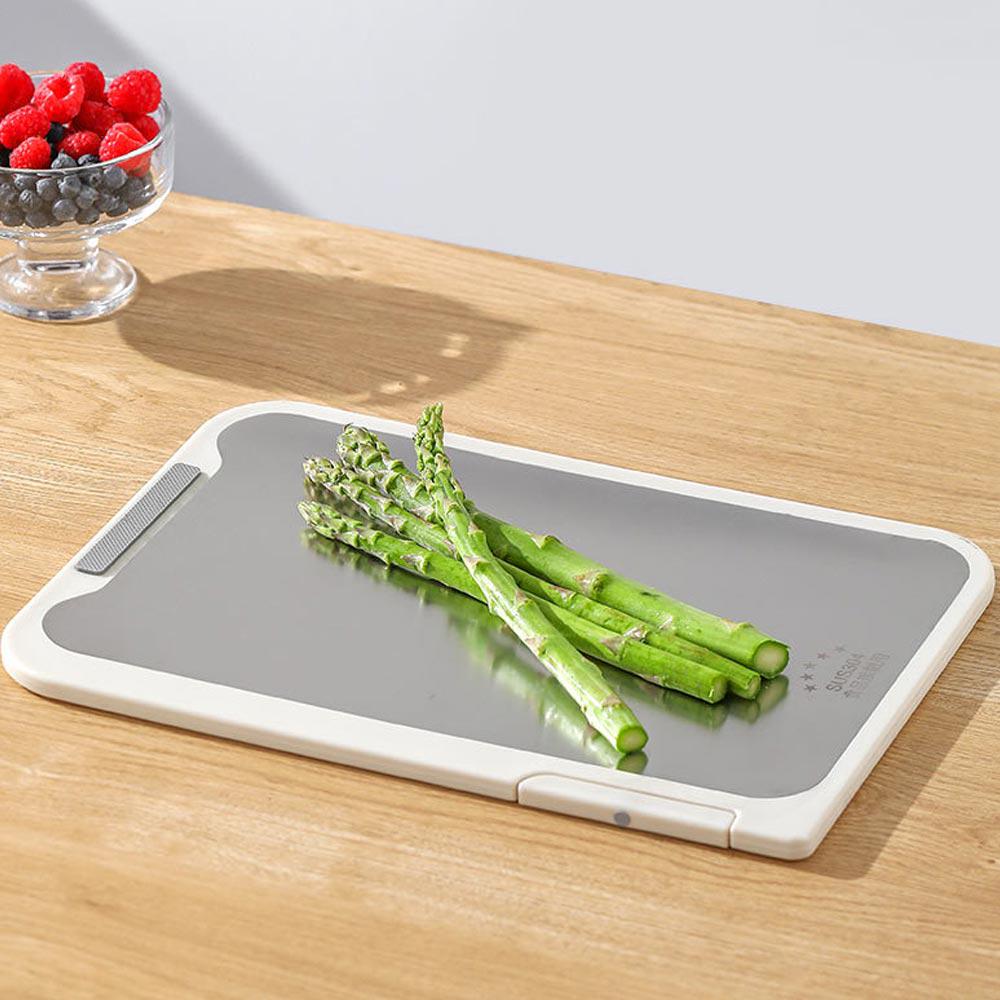 Доска кухонная для нарезки двусторонняя 23x33 см Бежевый (NR0246_2) - фото 2 Доска кухонная для нарезки двусторонняя 23x33 см Бежевый (NR0246_2) - фото 2