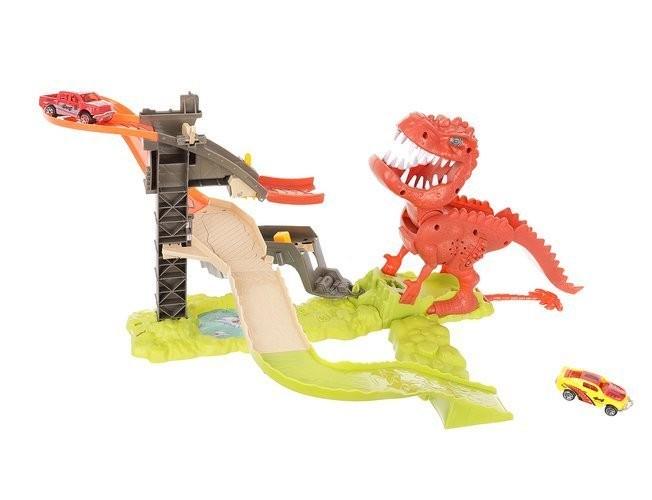 Траса Iso Trade для запуску динозаврів + 2 машини (11666) - фото 4