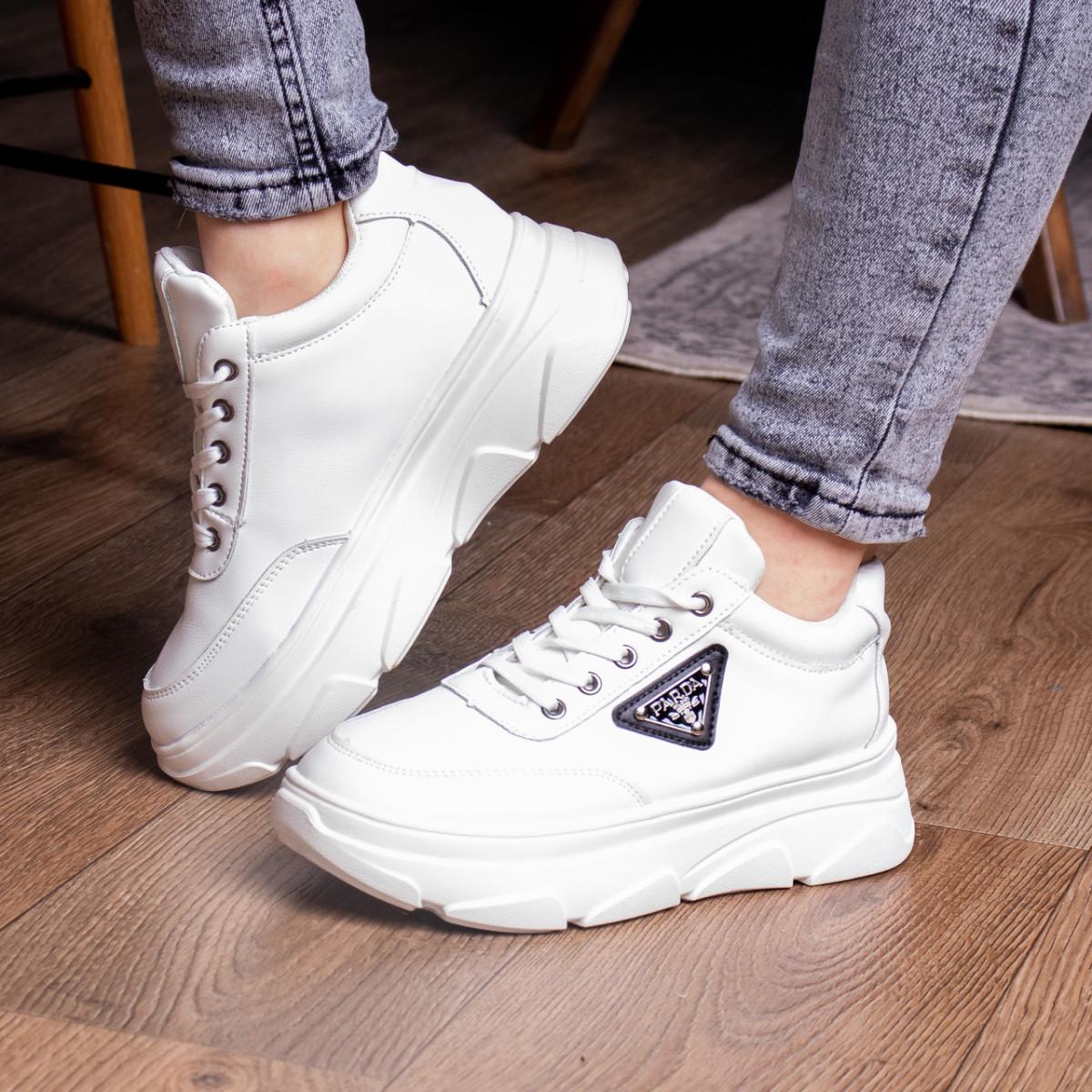 Кроссовки женские Fashion 39 р. 24 см Белый (2136)