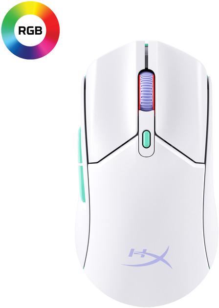 Компьютерная мышка беспроводная HyperX Pulsefire Haste 2 Core Wireless White (8R2E7AA) - фото 2