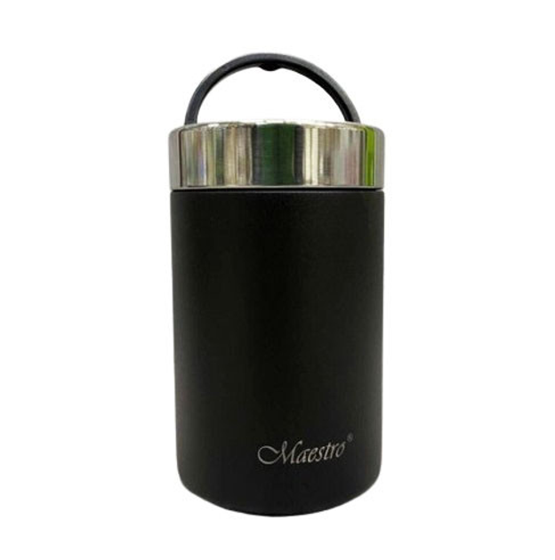 Термос харчовий Maestro MR-1649-75 з нержавіючої сталі 750 мл Чорний (2062674677) - фото 2 Термос харчовий Maestro MR-1649-75 з нержавіючої сталі 750 мл Чорний (2062674677) - фото 2