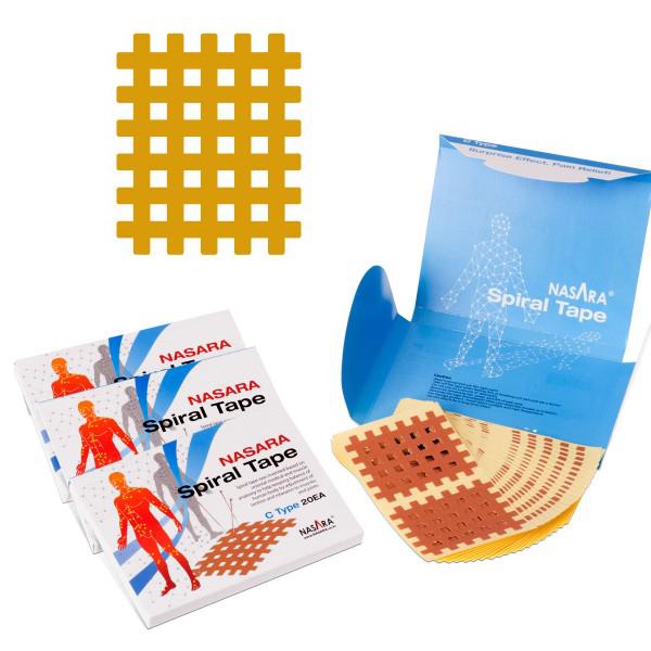 Кросс тейп Nasara тип В, 5.7 х 4.5 см, ( С2/40)